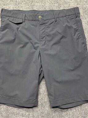 PT Torino Shorts Mens 50 (33x10) Gray Bermuda Kinetic Fabric Preppy Performance